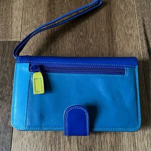 Mywalit Wristlet Wallet Credit Card Holder - Color Seascape